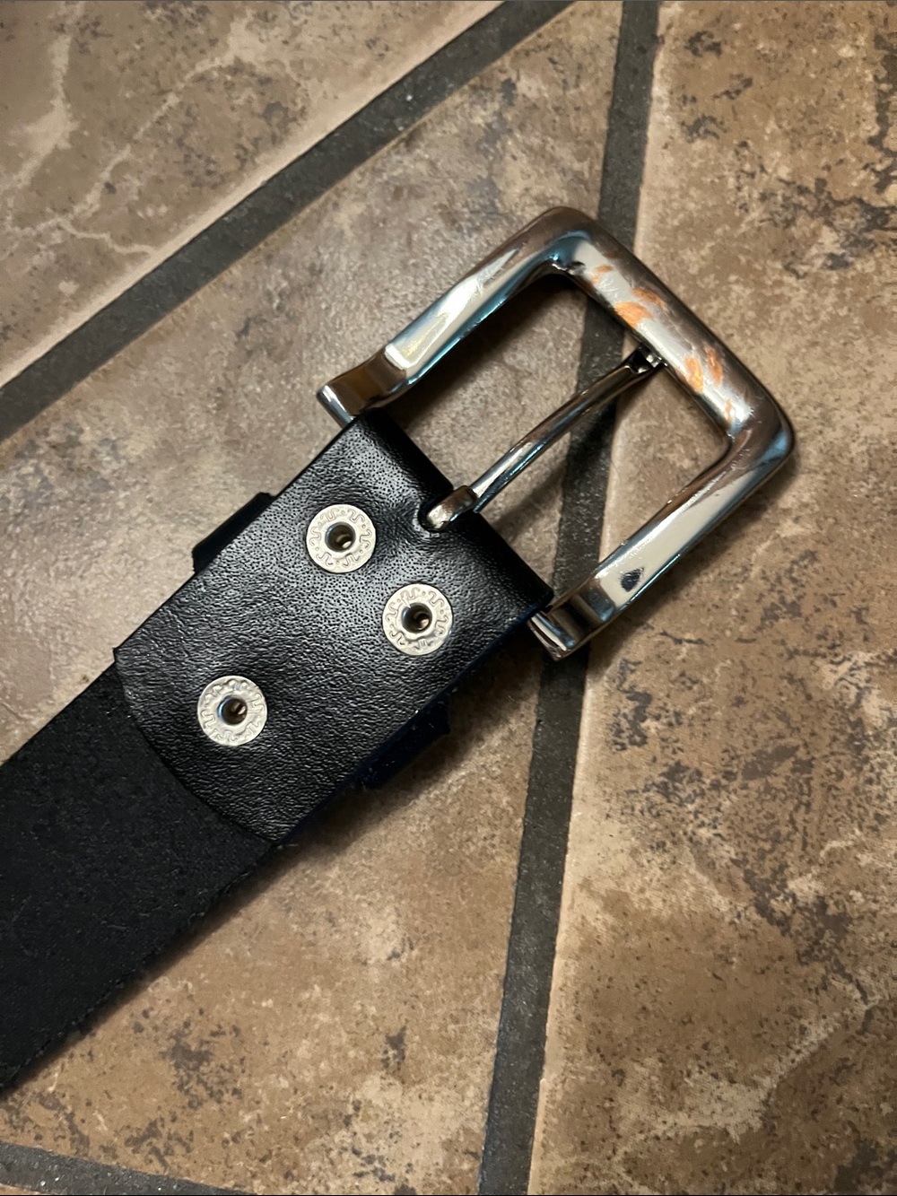 Studded Black Rhinestone Belt - Picture 5 of 6
